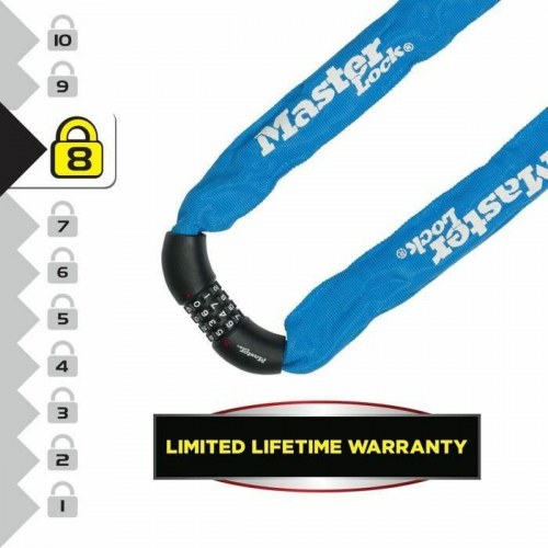 Nøgle hængelås Master Lock Blå