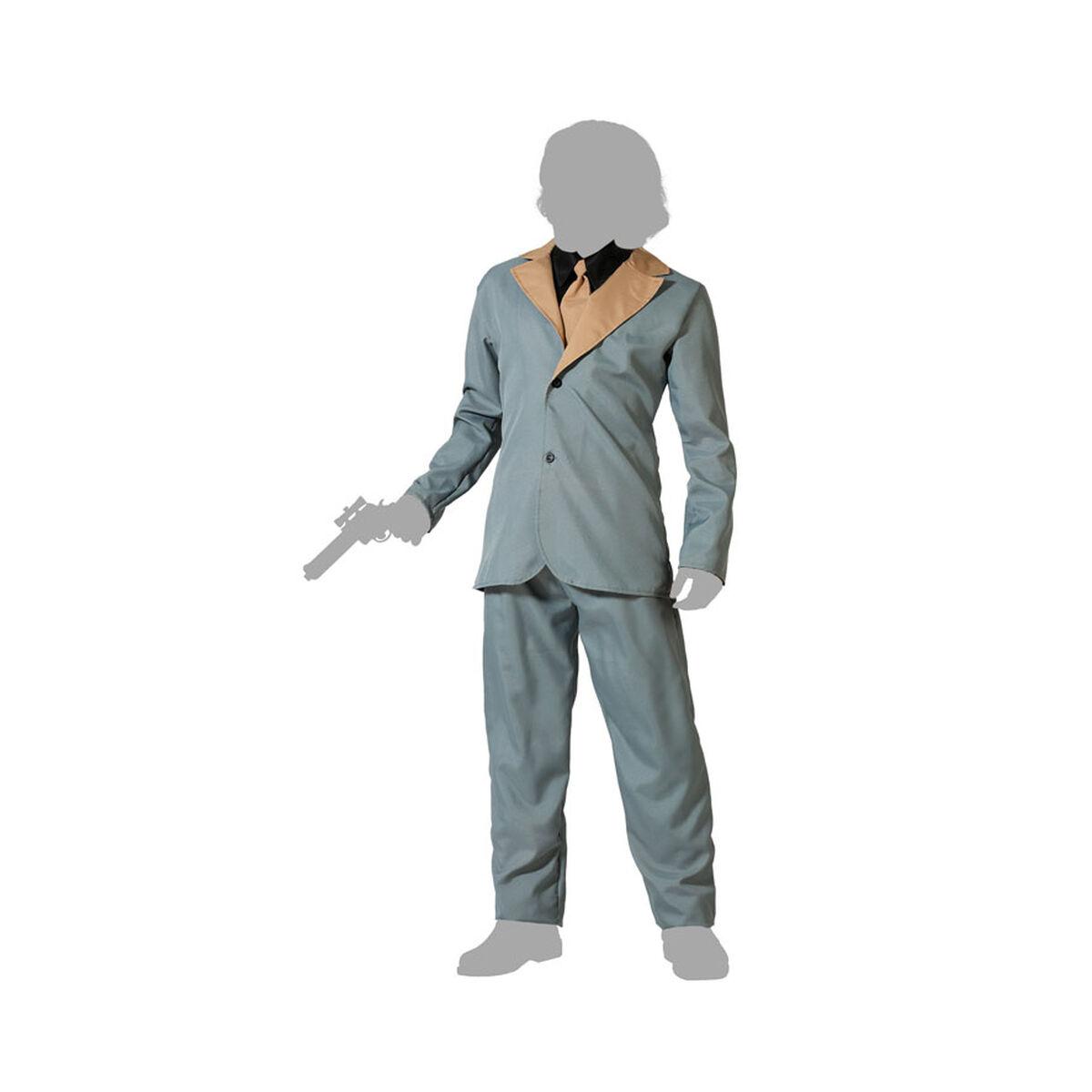 Kostume til voksne XXL - Halloween dragt med bukser, skjorte og jakke