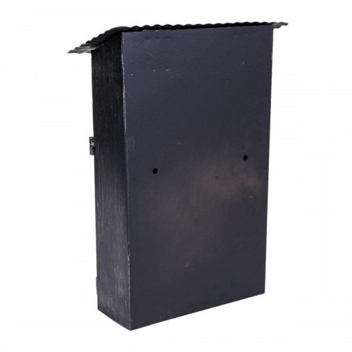 Brevkasse i jern - Alexandra House Living, sort, 11 × 37 × 27 cm