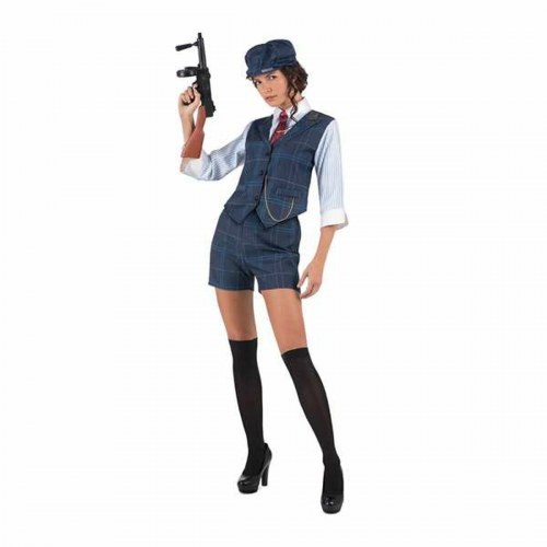 Kostume til voksne gangster - str. L