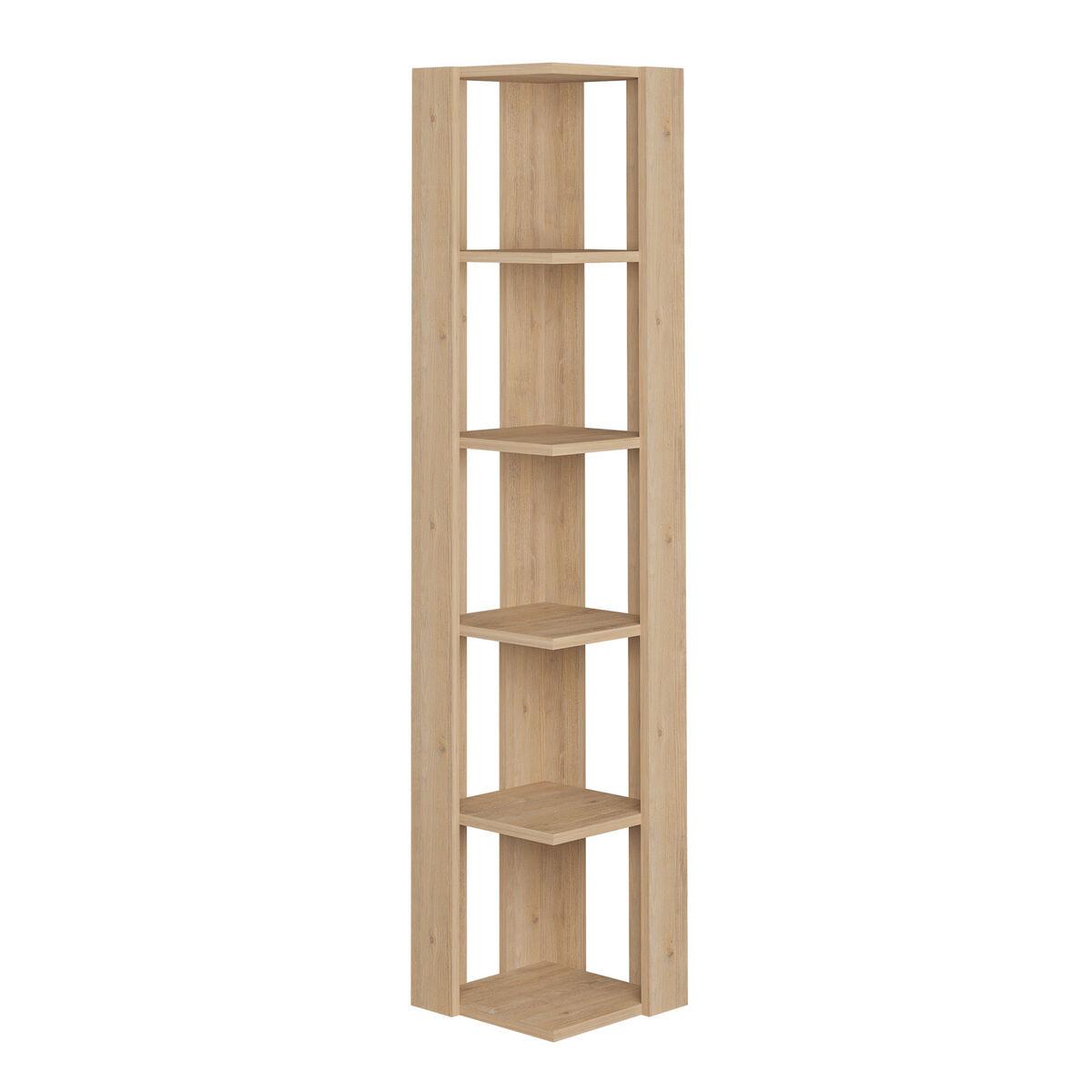 Hjørnemøbel Alexandra House Living Hrast Træ Mdp 33 X 161 X 33 Cm 5 Hylder