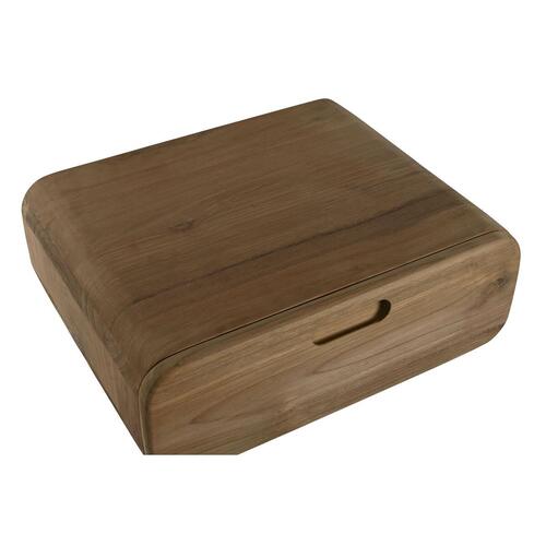 Natbord Home ESPRIT Teak 50 x 40 x 17 cm
