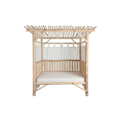 Seng til haven Hvid Natur 200 x 180 x 200 cm