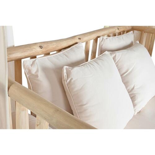 Seng til haven Hvid Natur 200 x 180 x 200 cm