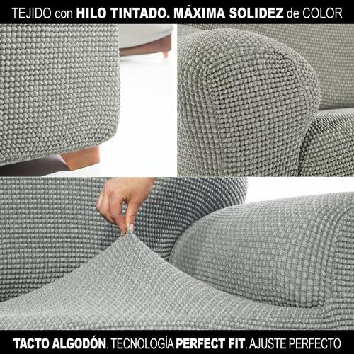 Sofa cover Sofaskins NIAGARA Lysegrå 1-personers lænestol 70 - 110 cm