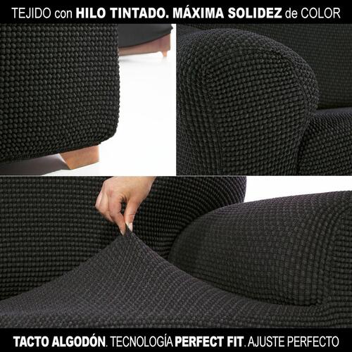 Sofa cover Sofaskins NIAGARA Sort 1-personers lænestol 70 - 110 cm