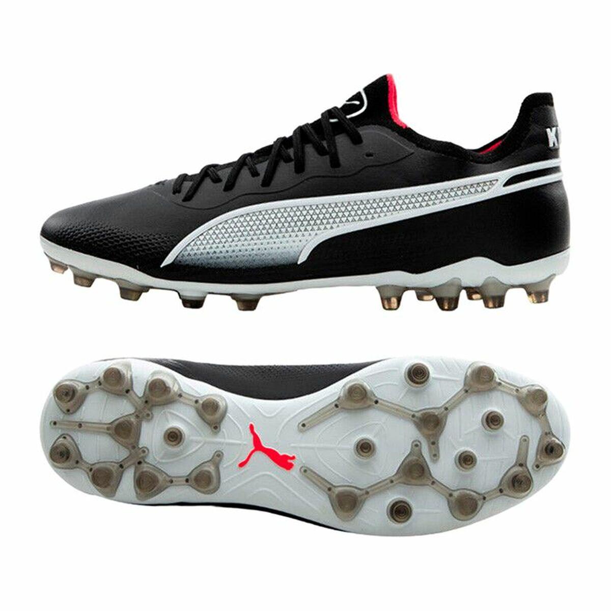 Voksen Fodboldstøvler Puma King Ultimate Hvid Sort