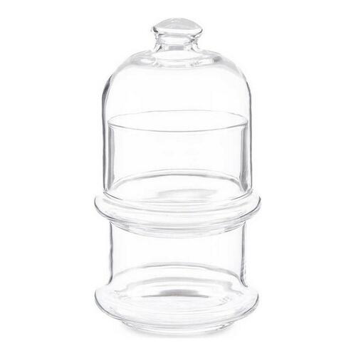 Beholder Villa Patisserie Chokolader Gennemsigtig Glas 9 x 16,5 x 9 cm