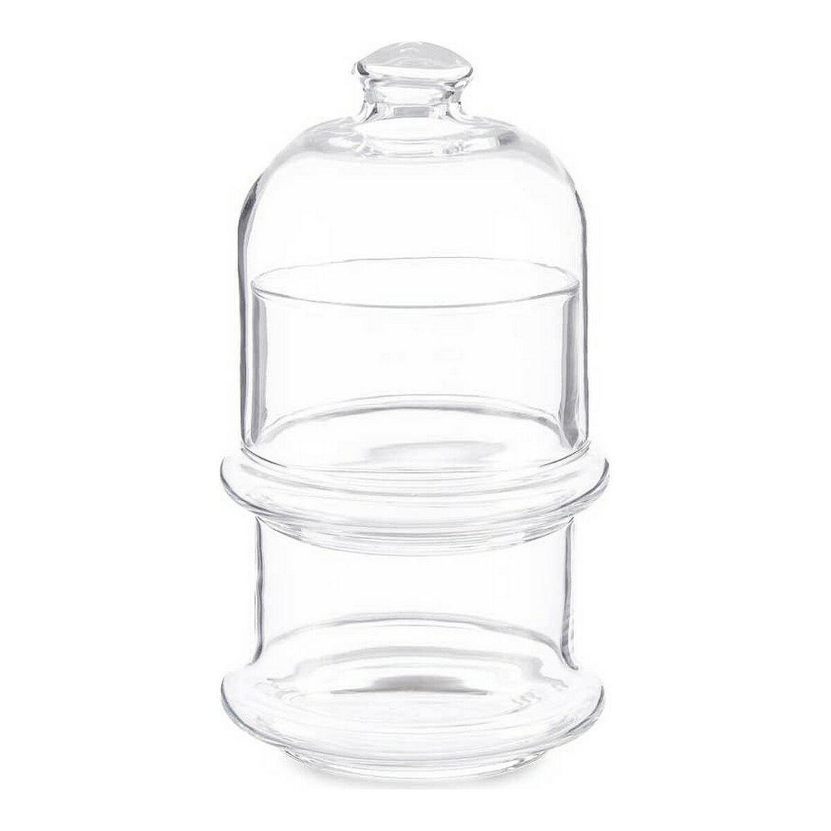 Beholder Villa Patisserie Chokolader Gennemsigtig Glas 9 x 16,5 x 9 cm