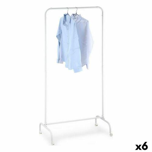 Stojalo za klobuke Confortime Hvid 78 x 44,5 x 160 cm Med hjul (6 enheder)