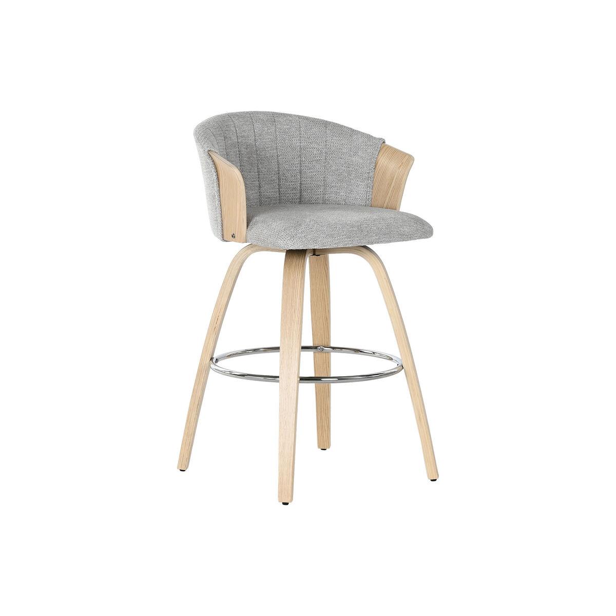 Taburet Home Esprit Grå Træ 58 X 56 X 86 Cm
