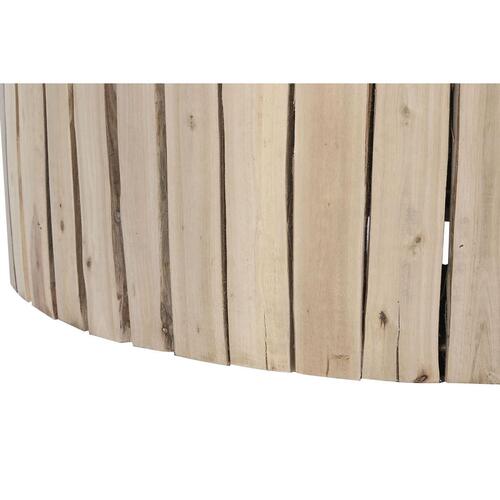 Sofabord Home ESPRIT Natur Krystal Eucalyptus 90 x 90 x 30 cm