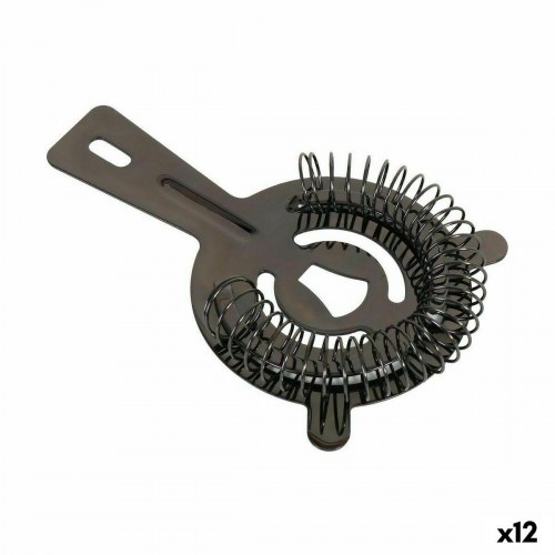 Cocktail-si i rustfrit stål - Sort, 7,5 × 14,5 cm