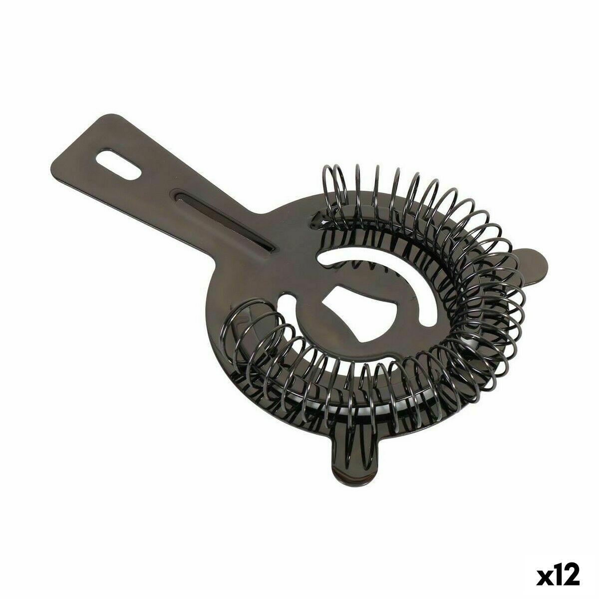 Cocktail-si i rustfrit stål - Sort, 7,5 × 14,5 cm