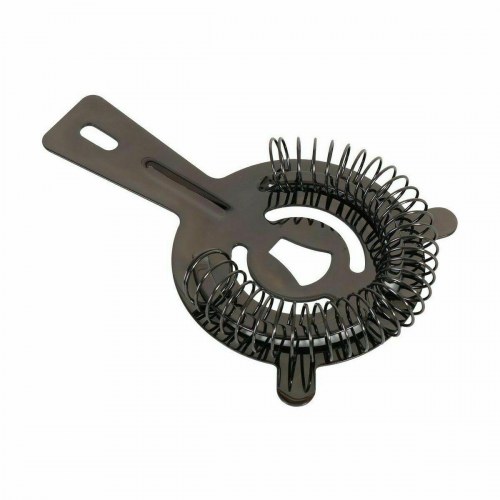 Cocktail-si i rustfrit stål - Sort, 7,5 × 14,5 cm