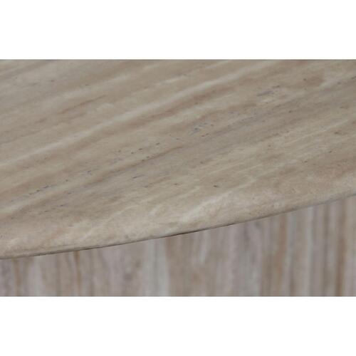 Spisebord Home ESPRIT Hvid Beige Granit Træ MDF 220 x 100 x 75 cm