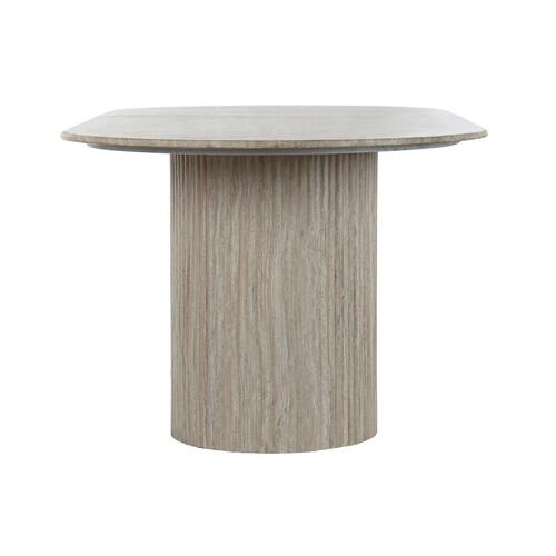 Spisebord Home ESPRIT Hvid Beige Granit Træ MDF 220 x 100 x 75 cm
