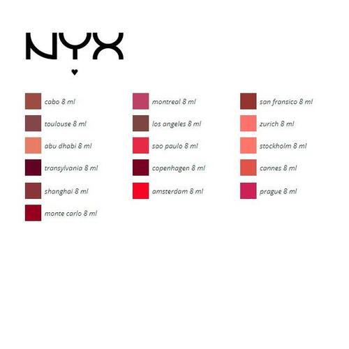 Læbestift Soft Matte NYX (8 ml) toulouse 8 ml