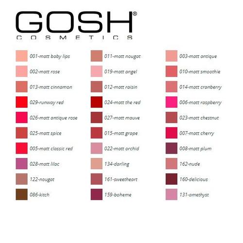 Læbestift Velvet Touch Gosh Copenhagen (4 g) 001-matt baby lips 4 gr