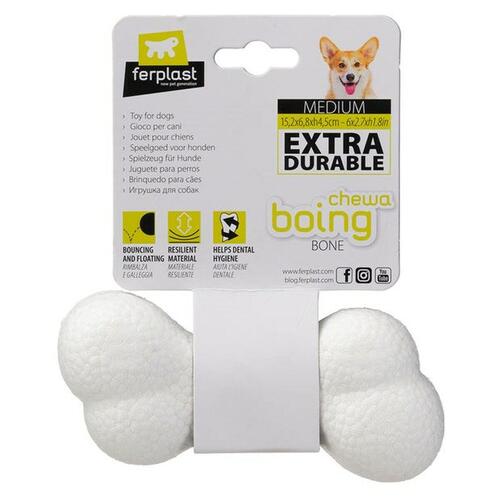 Hund Bidering Ferplast Hvid Naturgummi dyr