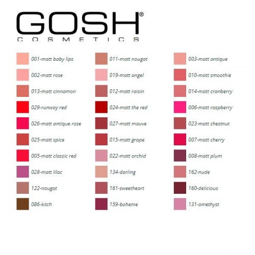 Læbestift Velvet Touch Gosh Copenhagen (4 g) 162-nude 4 gr