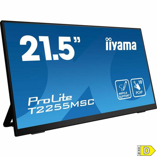 Skærm Iiyama T2255MSC-B1 Full HD 22" 60 Hz