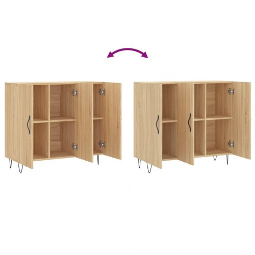 Skænk 90 x 34 x 80 cm i konstrueret træ
