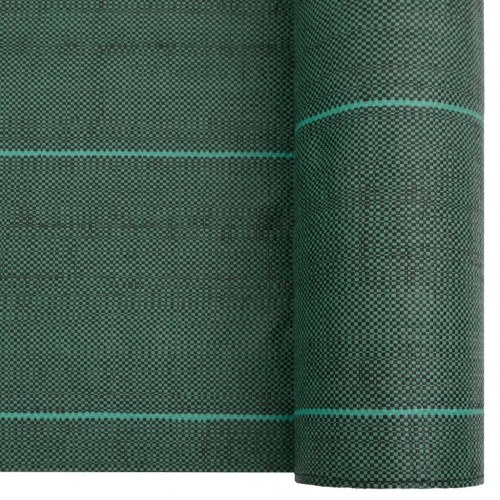 Ukrudtsdug 4 x 10 m - grøn PP, 60 g/m²