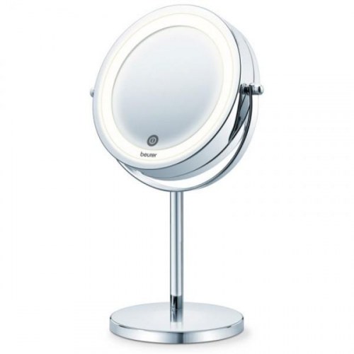 Makeup-spejl med LED Beurer BS55, sølv, 13 cm