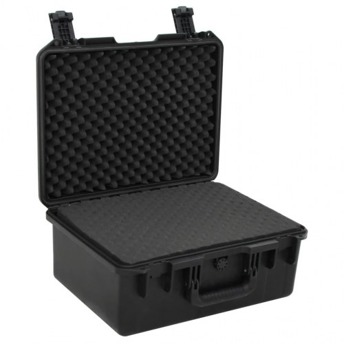 Transportabel flightcase 49 × 38 × 23 cm - PP/ABS - sort