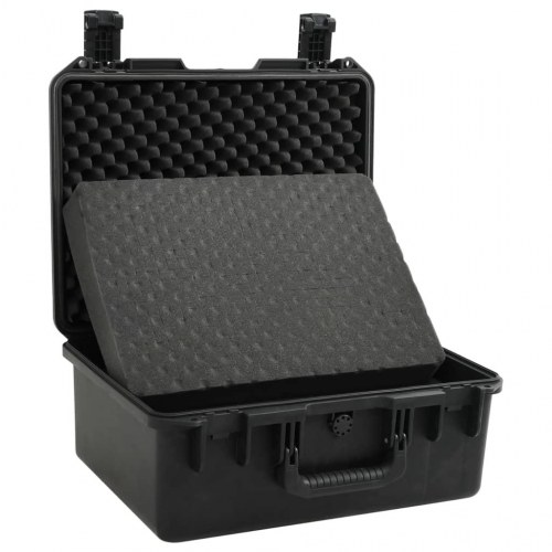 Transportabel flightcase 49 × 38 × 23 cm - PP/ABS - sort