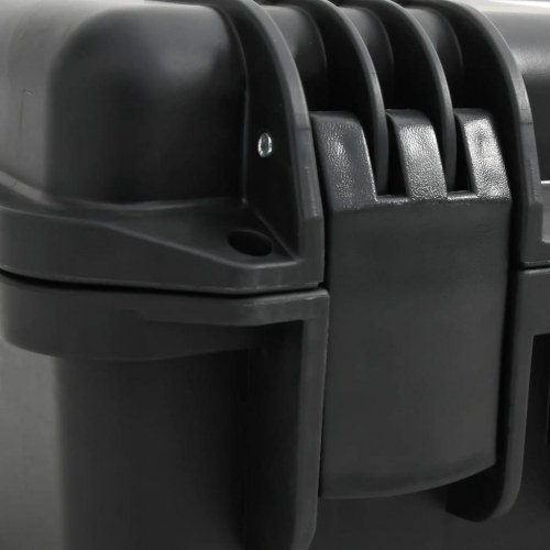 Transportabel flightcase 49 × 38 × 23 cm - PP/ABS - sort