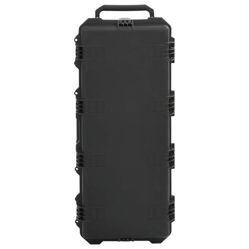 Transportabel flightcase 100,5x42x17 cm PP sort