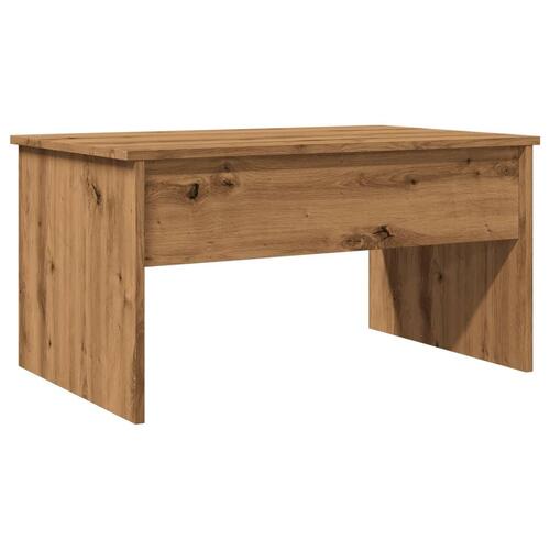 Sofabord 80x50,5x41,5 cm konstrueret træ kunsteg