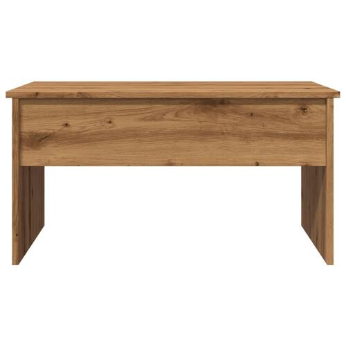 Sofabord 80x50,5x41,5 cm konstrueret træ kunsteg