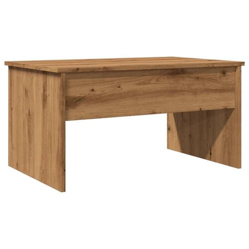 Sofabord 80x50,5x41,5 cm konstrueret træ kunsteg