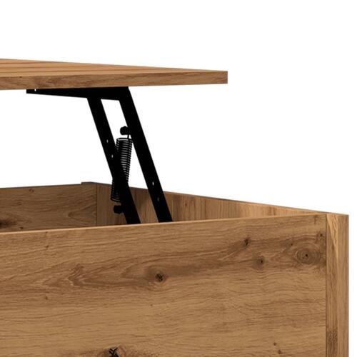 Sofabord 80x50,5x41,5 cm konstrueret træ kunsteg