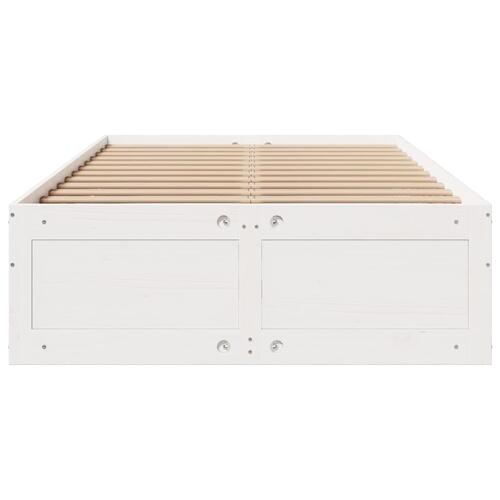 Sengeramme m. skuffer 120x190 cm uden madras massivt fyr hvid
