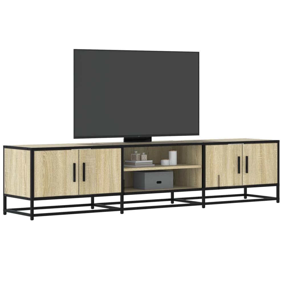 Tv-bord 180x35x41 cm konstrueret træ sonoma-eg billede