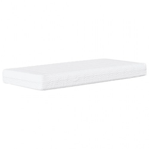 Skummadras 80×210 cm - hårdhed H2/H3, hvid