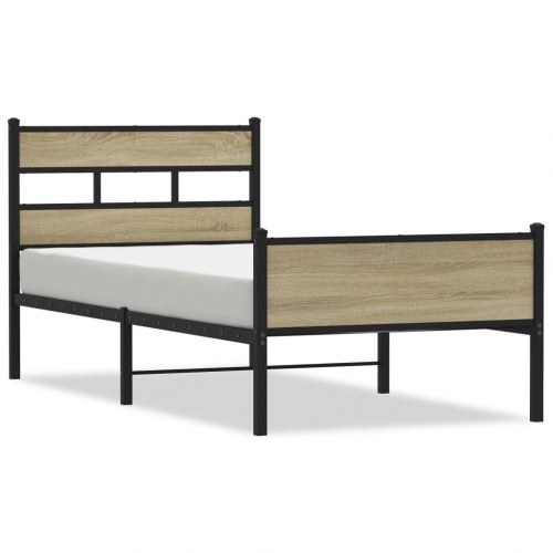 Sengeramme 90 x 190 cm uden madras - sonoma-eg
