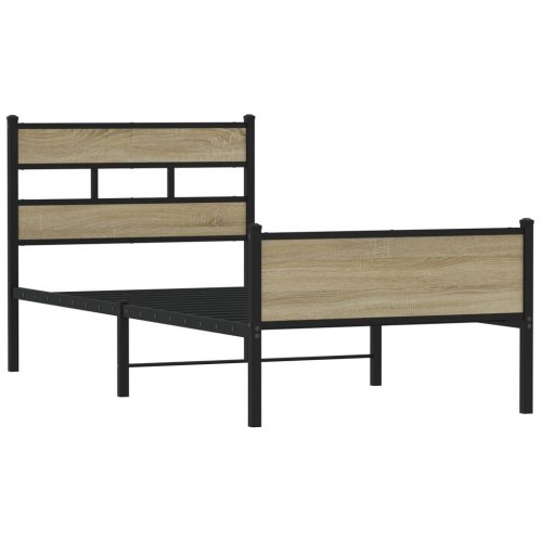 Sengeramme 90 x 190 cm uden madras - sonoma-eg