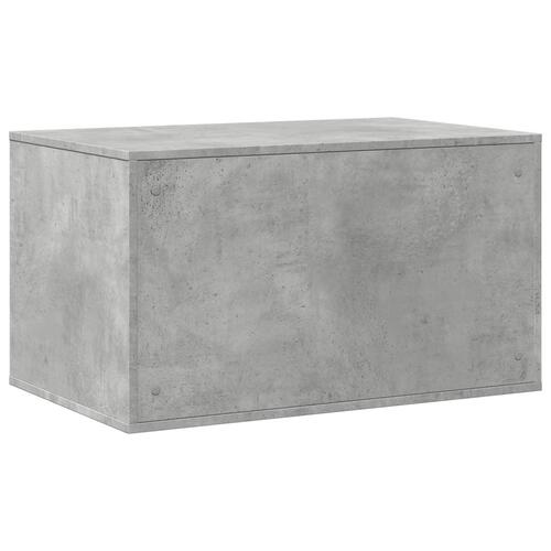 Toiletskjuler kattebakke 80x50x45 cm konstrueret træ betongrå