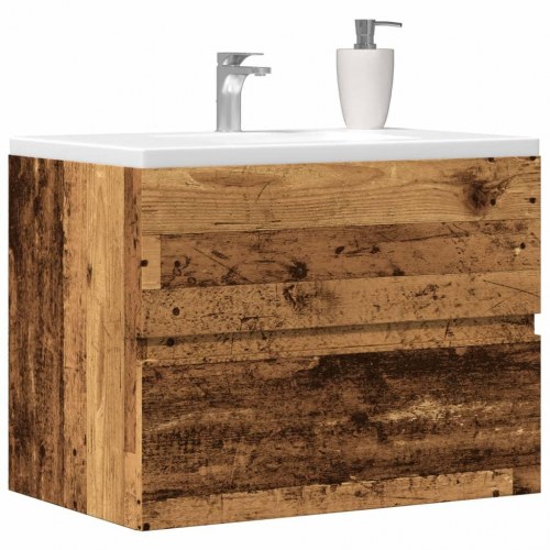 Underskab til vask 60 x 38,5 x 45 cm - antikt træ