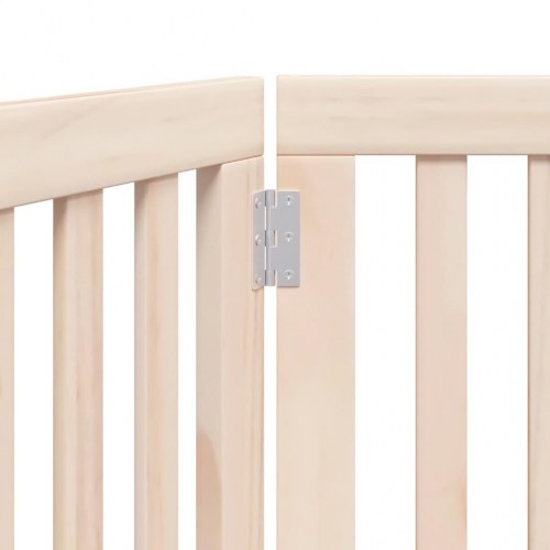 Hundegitter foldbart 3 paneler 150 cm poppeltræ