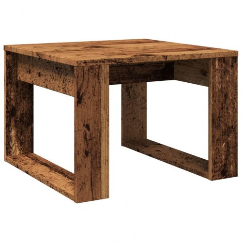 Sidebord 50×50×35 cm i konstrueret træ - antik eg