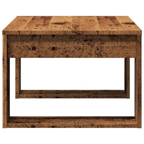 Sidebord 50×50×35 cm i konstrueret træ - antik eg