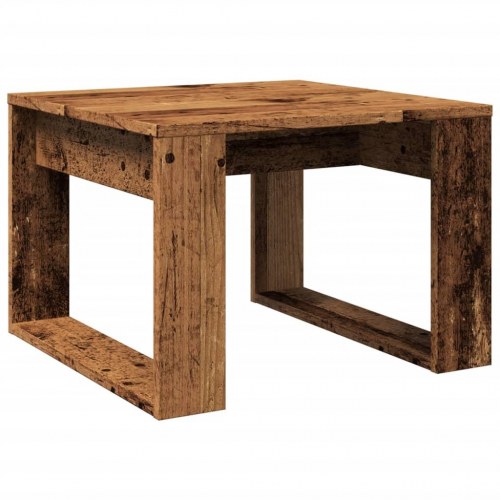 Sidebord 50×50×35 cm i konstrueret træ - antik eg