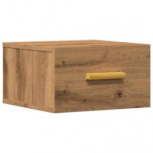 Væghængt sengebord 35×35×20 cm - kunsteg
