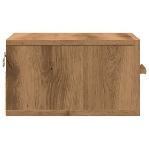 Væghængt sengebord 35×35×20 cm - kunsteg